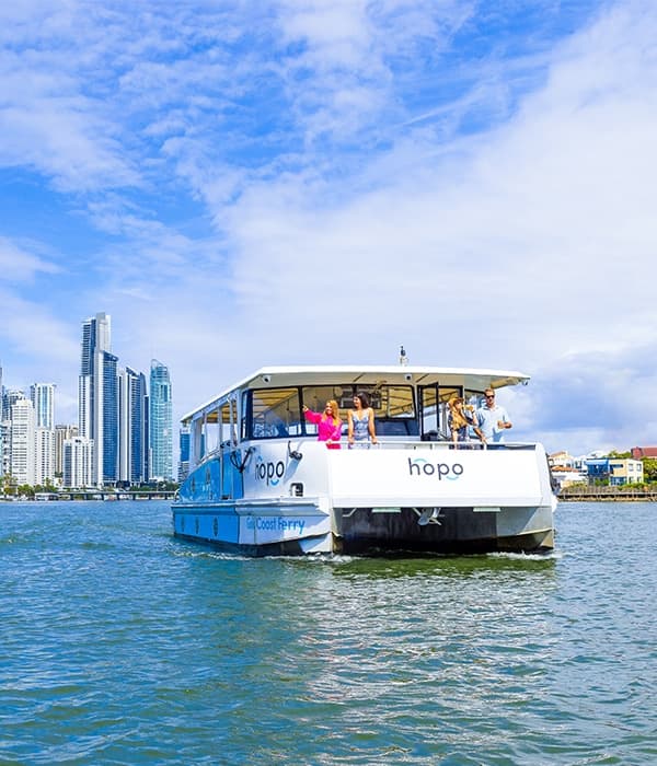 Hopo sightseeing ferry on the Gold Coast
